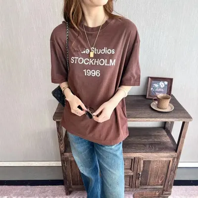 Studios Stockholm 1996 Brown Oversized T-Shirt