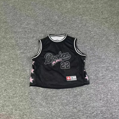 Broken Planet 22 Black Mesh Basketball Jersey