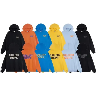 Gallery Dept Hoodie Multi Color Casual Sweatshirt