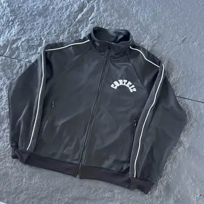 Cortez Track Jacket Black Sporty Style